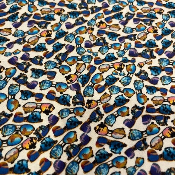 ROBERT GRAHAM Men's Short Sleeved Shirt Size 3XL Sunglasses Vacation 100% Cotton - Picture 4 of 12